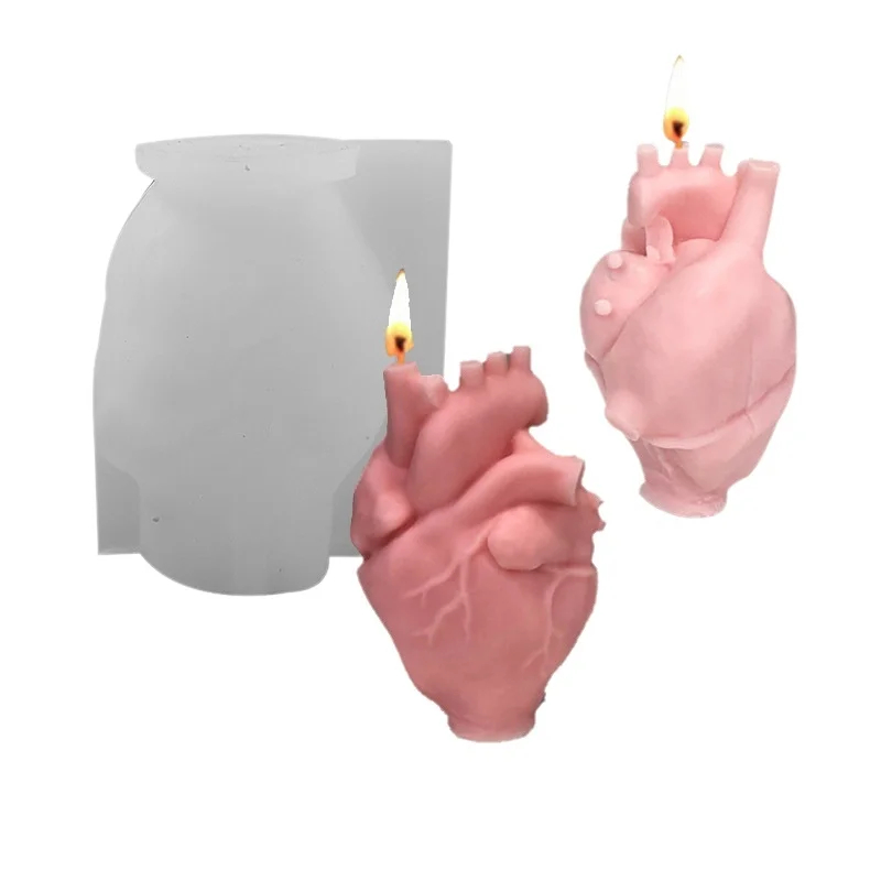 DIY Human Heart Silicone Candl - Candle Making Kits review and price