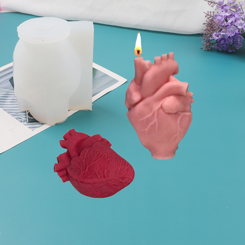 DIY Human Heart Silicone Candl - Candle Making Kits review and price