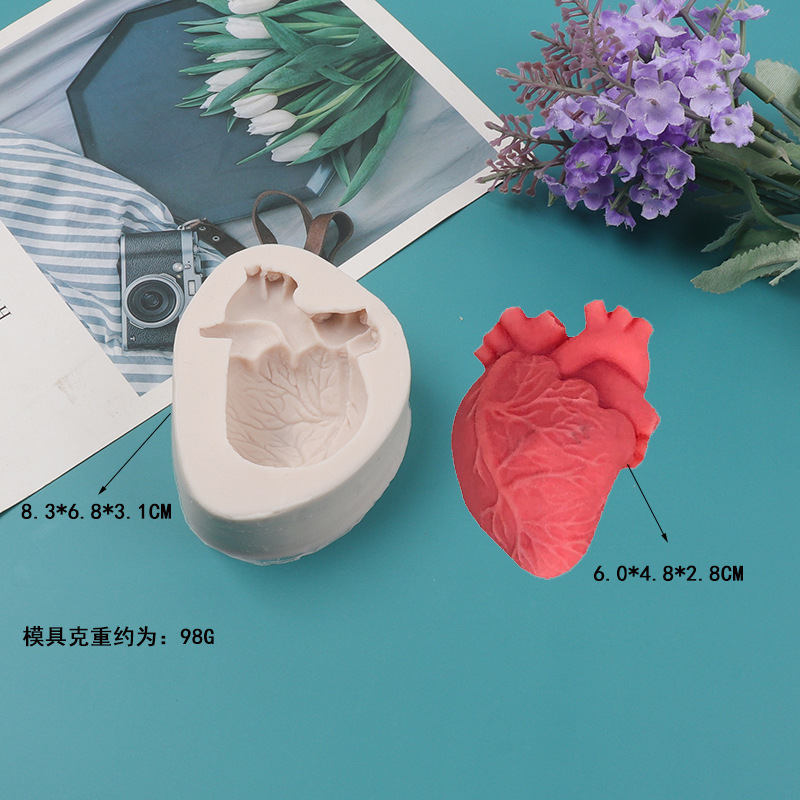 DIY Human Heart Silicone Candl - Candle Making Kits review and price