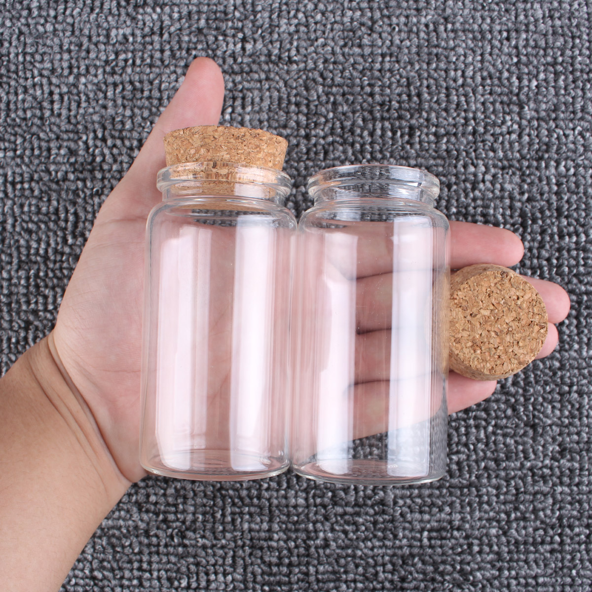 2pcs/lot 50ml 60ml 80ml 100ml  - Candle Making Jars With Lids review and price