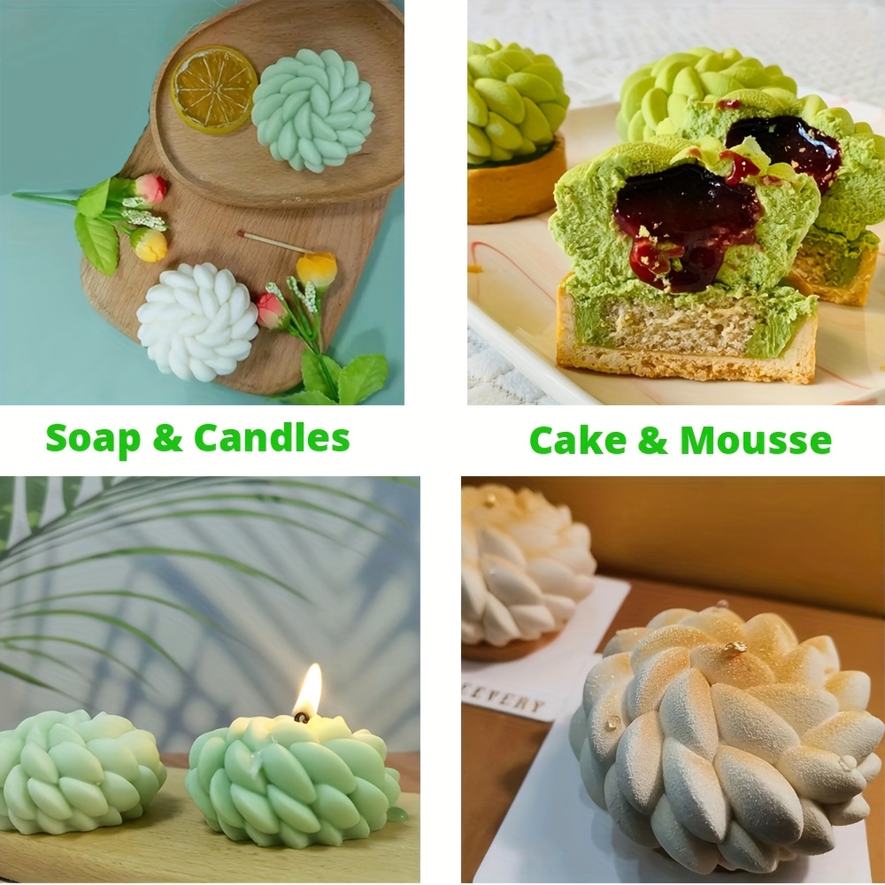 1Pc Cake Mold Santa Ana Floral - Candle Making Jug review and price