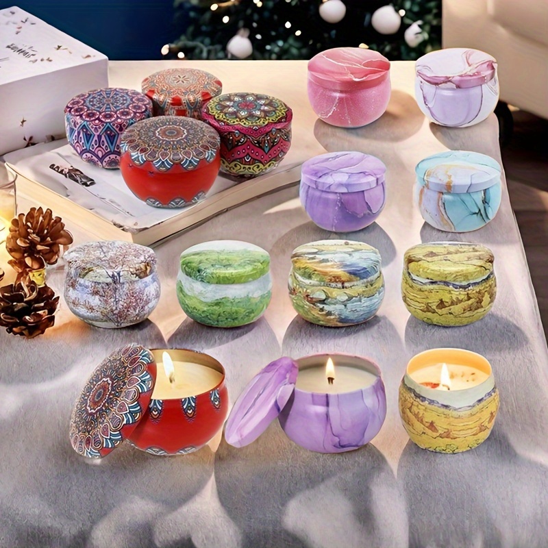 4Pcs Candy Box Candle Tin Jars - Candle Making Jug review and price