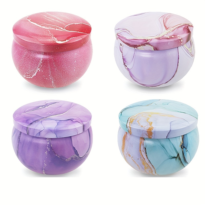 4Pcs Candy Box Candle Tin Jars - Candle Making Jug review and price