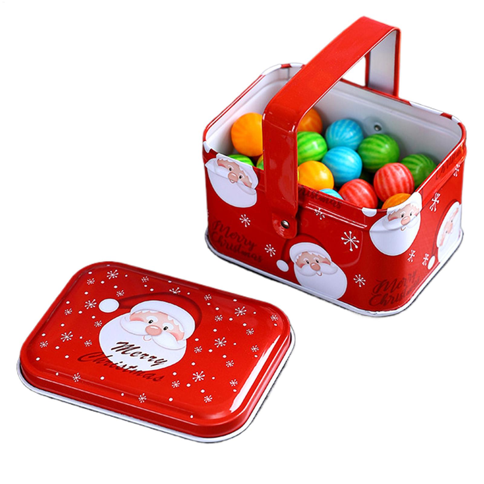 Christmas Cookie Tins Metal St - Tin Container Lid review and price